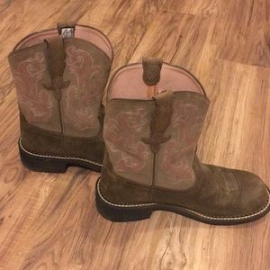 Brown Bomber Ariat Fatbaby Cowboy Boots